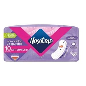 Nosotras Maternity Pads - 10 Count